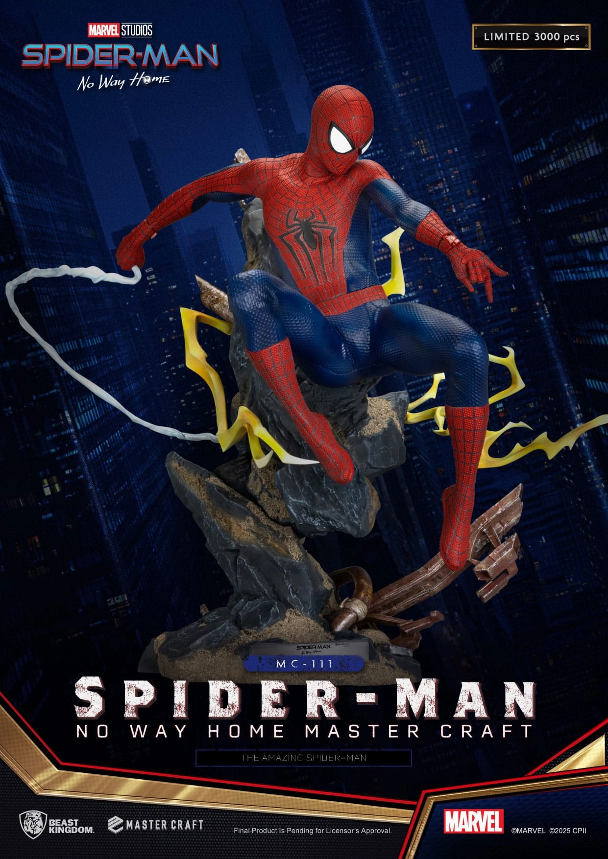 Beast Kingdom The Amazing Spider-Man - No Way Home - MC-111 - Master Craft Collectible Statue stress relief Adult Collection