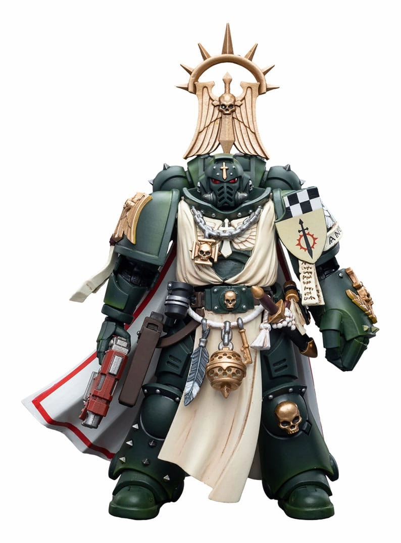 Lasting Value Creative Display JOYTOY Warhammer 40K Dark Angels Master with Power Fist 1/18 Action Figure