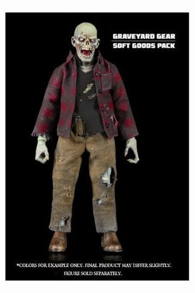 Anime Collection Pilot Model Four Horsemen Studios Graveyard Series Worker Zombie Soft Goods Action Figure Accessory Pack