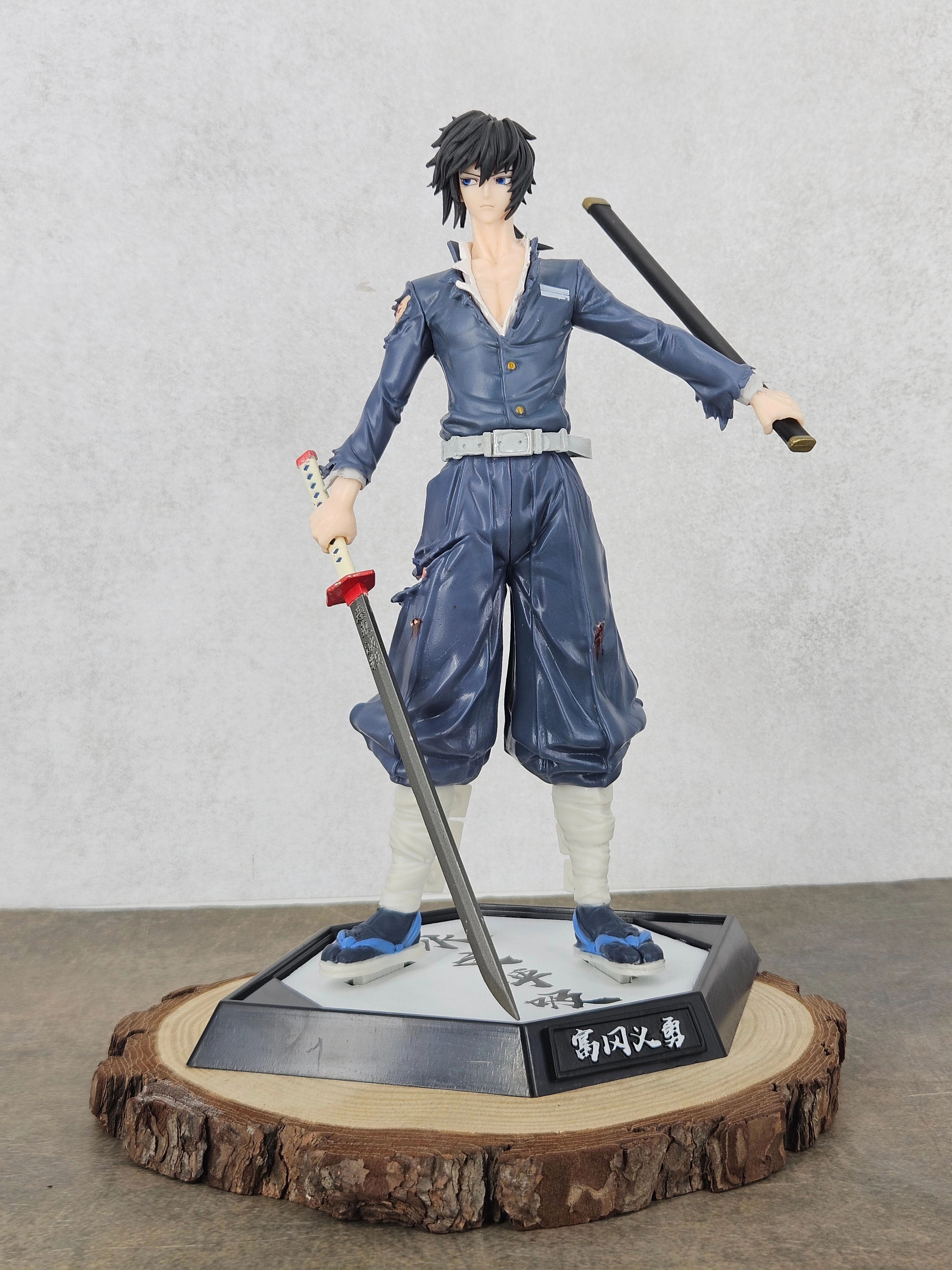 Demon Slayer Giyu Tomioka Anime Action Figure | PVC | 30 cm Engineering Toy