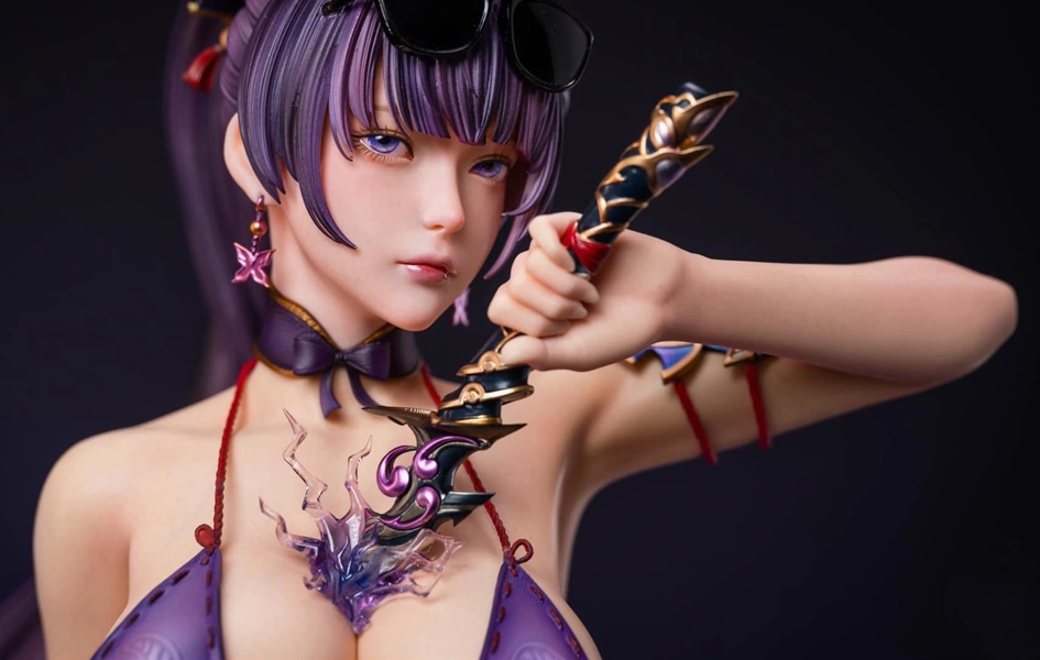 Raiden Shogun (Bikini Version) 1/4 Scale Statue Luxury Gift