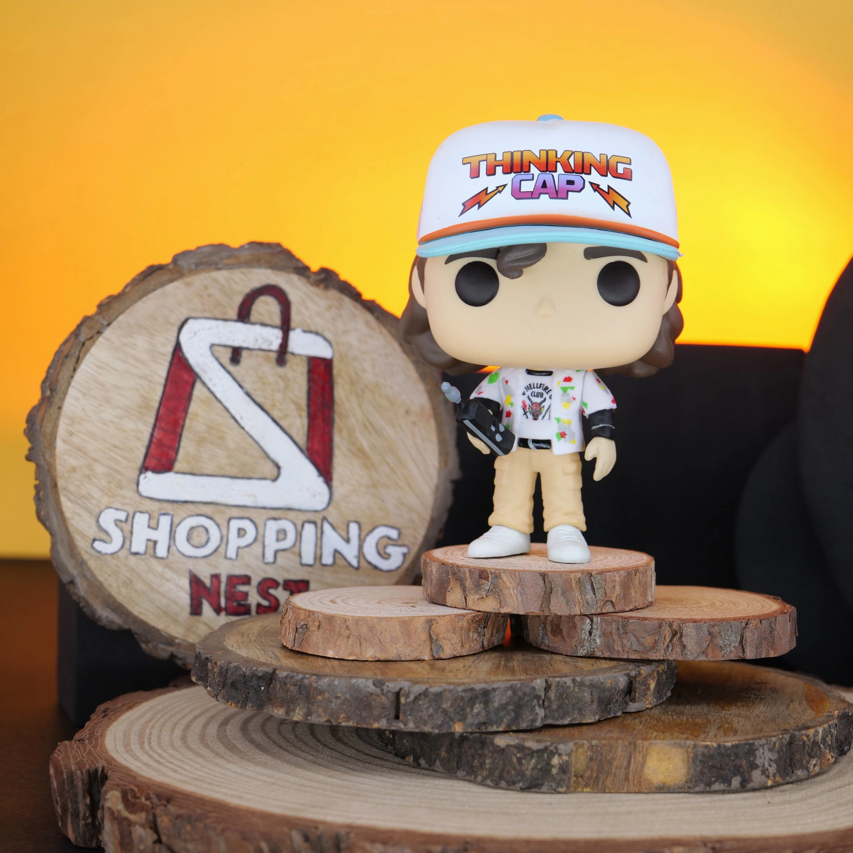 Diverse Representation Recognition Gift Funko Pop |PVC| Stranger Things Dustin with Thinking Cap Vinyl Figure ?C Collectible Action Figure by Shoppingnest