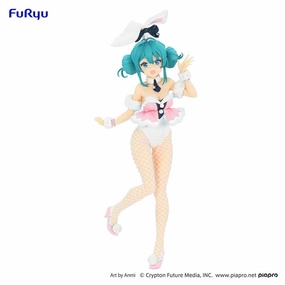FURYU Hatsune Miku BiCute Bunnies Figure Hatsune Miku White Rabbit Baby Pink ver Colorful Decor Static Figure