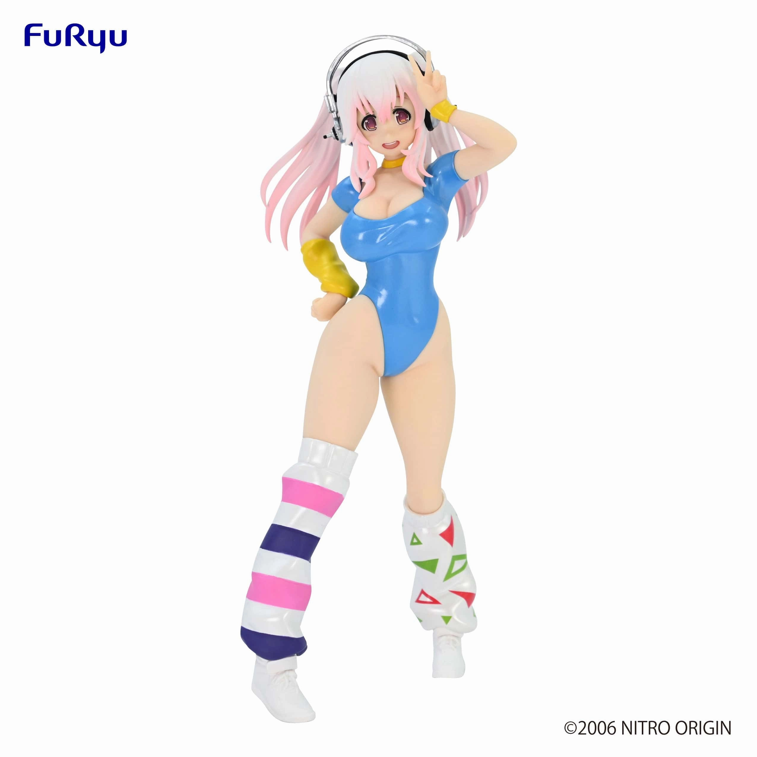 Farm Animal Legendary Hero FURYU SUPER SONICO Concept Figure 80's Another Color Blue (rerun)
