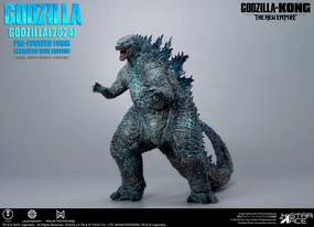 Superhero Display Star Ace Toys Godzilla vs. Kong: The New Empire Godzilla (2024) Evolved Blue Edition Soft Vinyl Statue