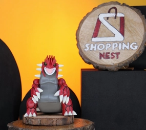 Fantasy Statue Pok??mon |PVC| Red on X Groudon Model Action Figure 8 cm Collectible