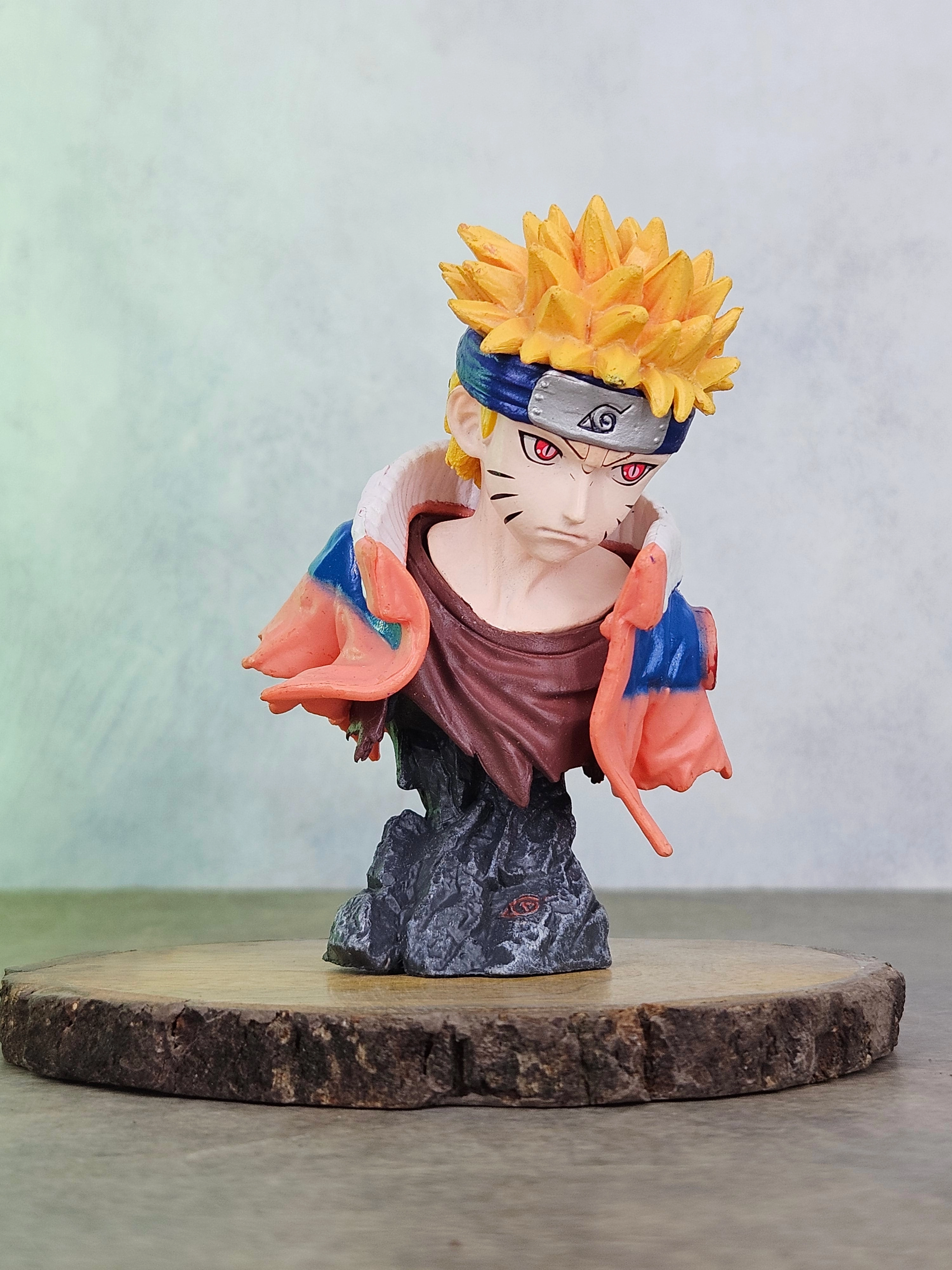 Character Unit Naruto Uzumaki Child Version Bust Figure 10 cm Collectible