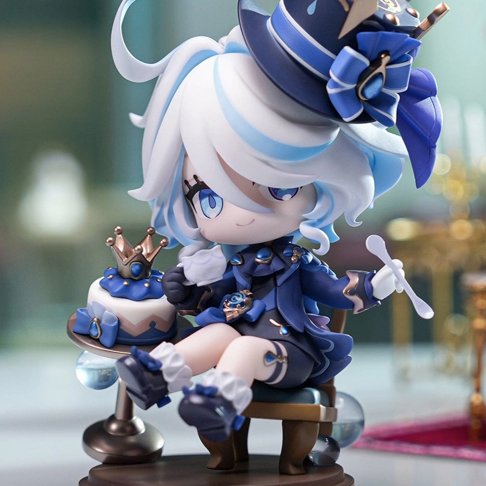Limited Toy Genshin Impact Furina Sweet Afternoon Ode Chibi Chara Figure