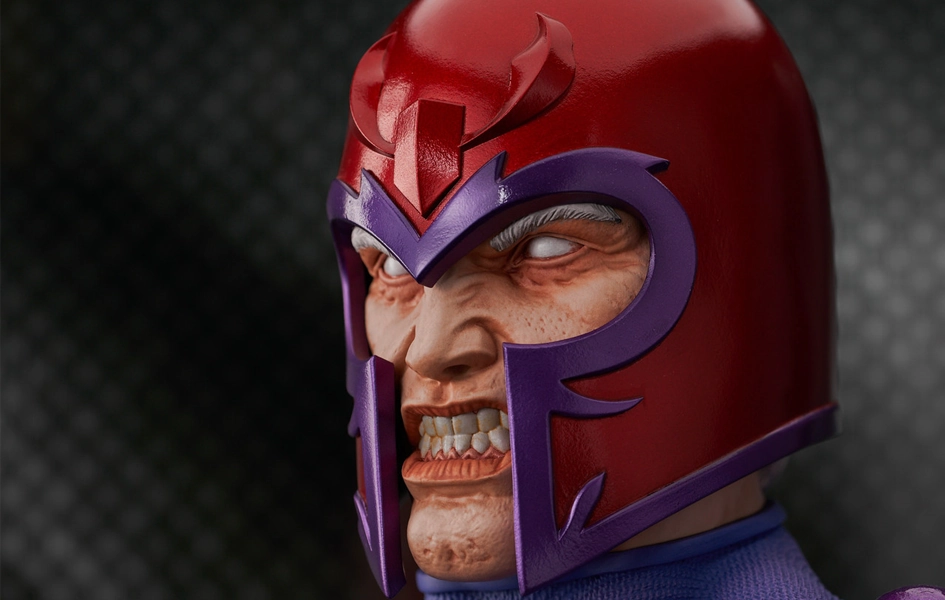 Art Deco Premium Collection Magneto Legends in 3-Dimensions 1/2 Scale Bust