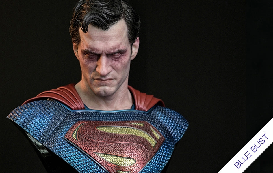 Kaiju Statue Film Prop Replica Superman (Henry Cavill) Blue and Red Suit 1/3 Scale Bust