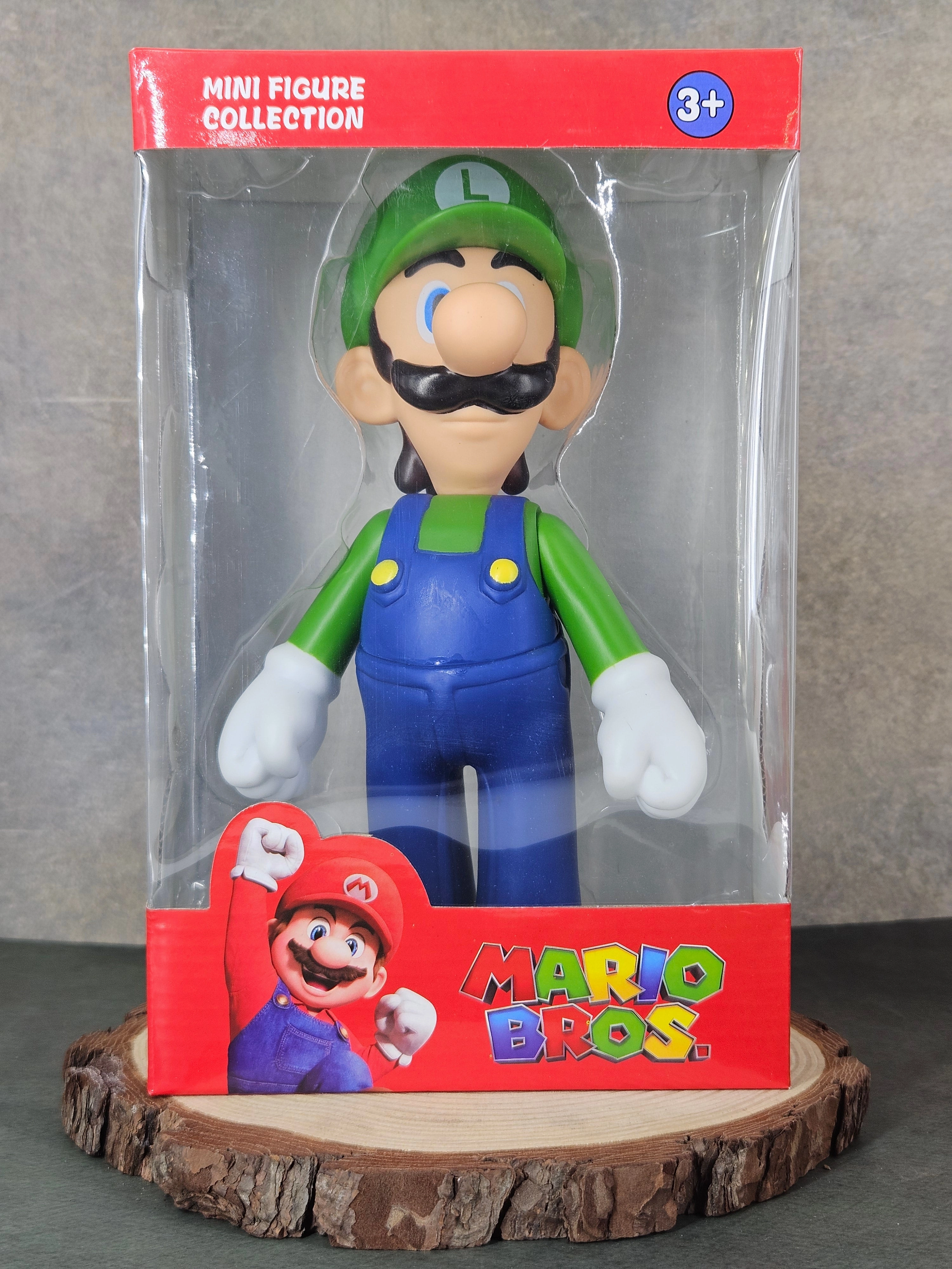 Military Vehicle Green Luigi Mario Brother Action Figure | Movable Joints | 25 Cms | Gaming Collectible |