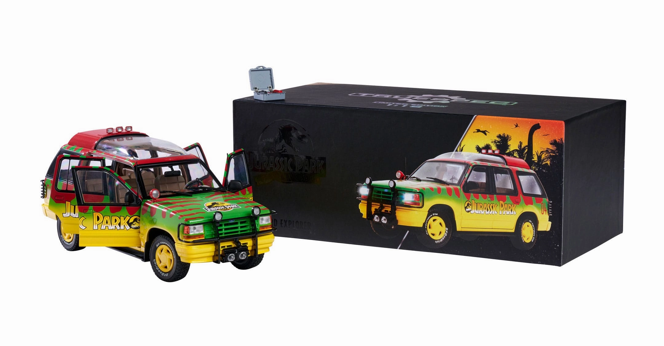 Top Rated Jada Toys Jurassic Park Ford Explorer 1/18 Diecast Model