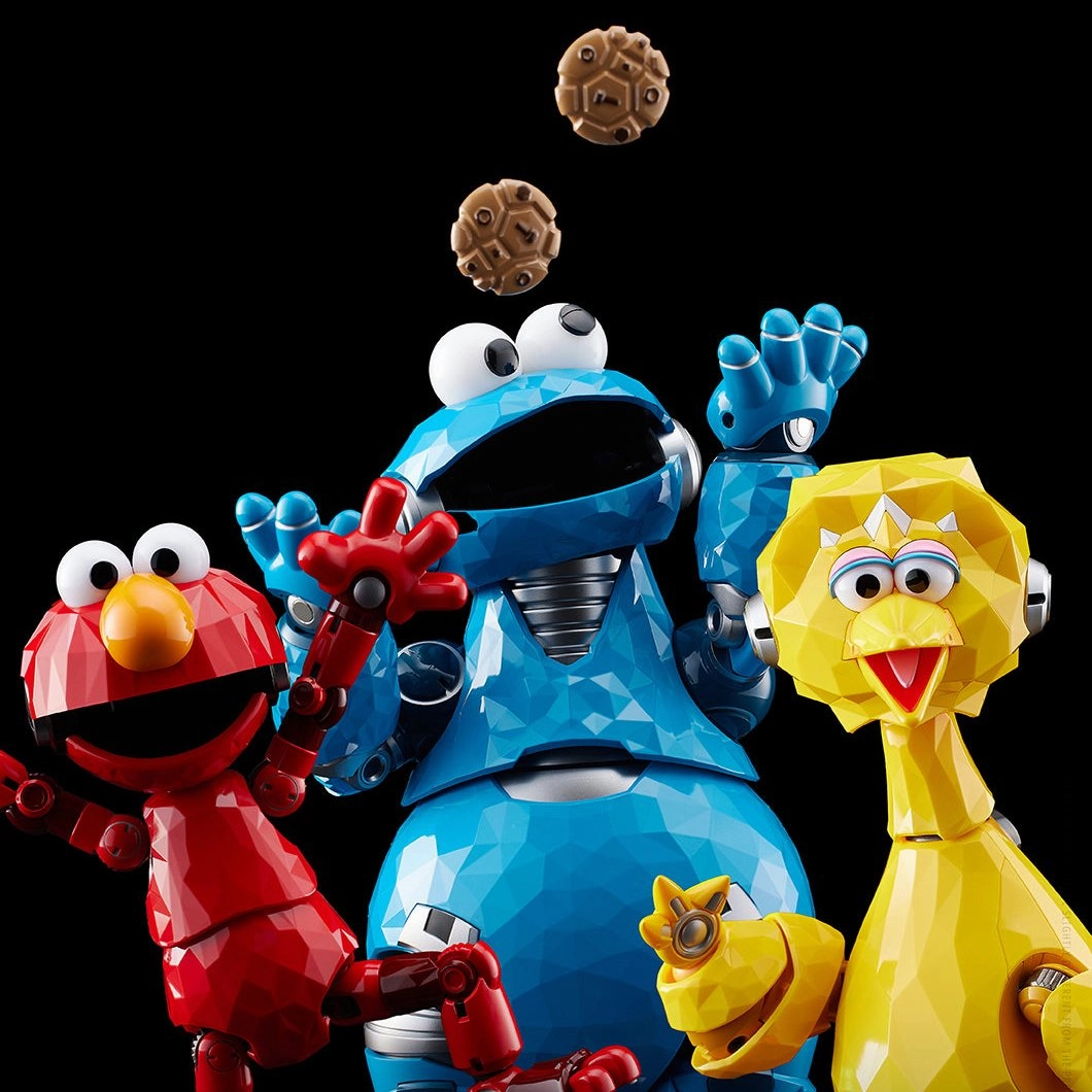 Painting Kit Sesame Street Carbotix DX Ver. Action Figures (Set of 3)
