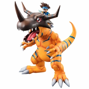 DIGIMON ADVENTURE G.E.M. SERIES Greymon & Taichi Yagami (repeat) Character Figure Collector Display