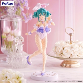 Limited Piece Chibi Object Hatsune Miku BiCute Bunnies Figure White Rabbit Purple Color ver