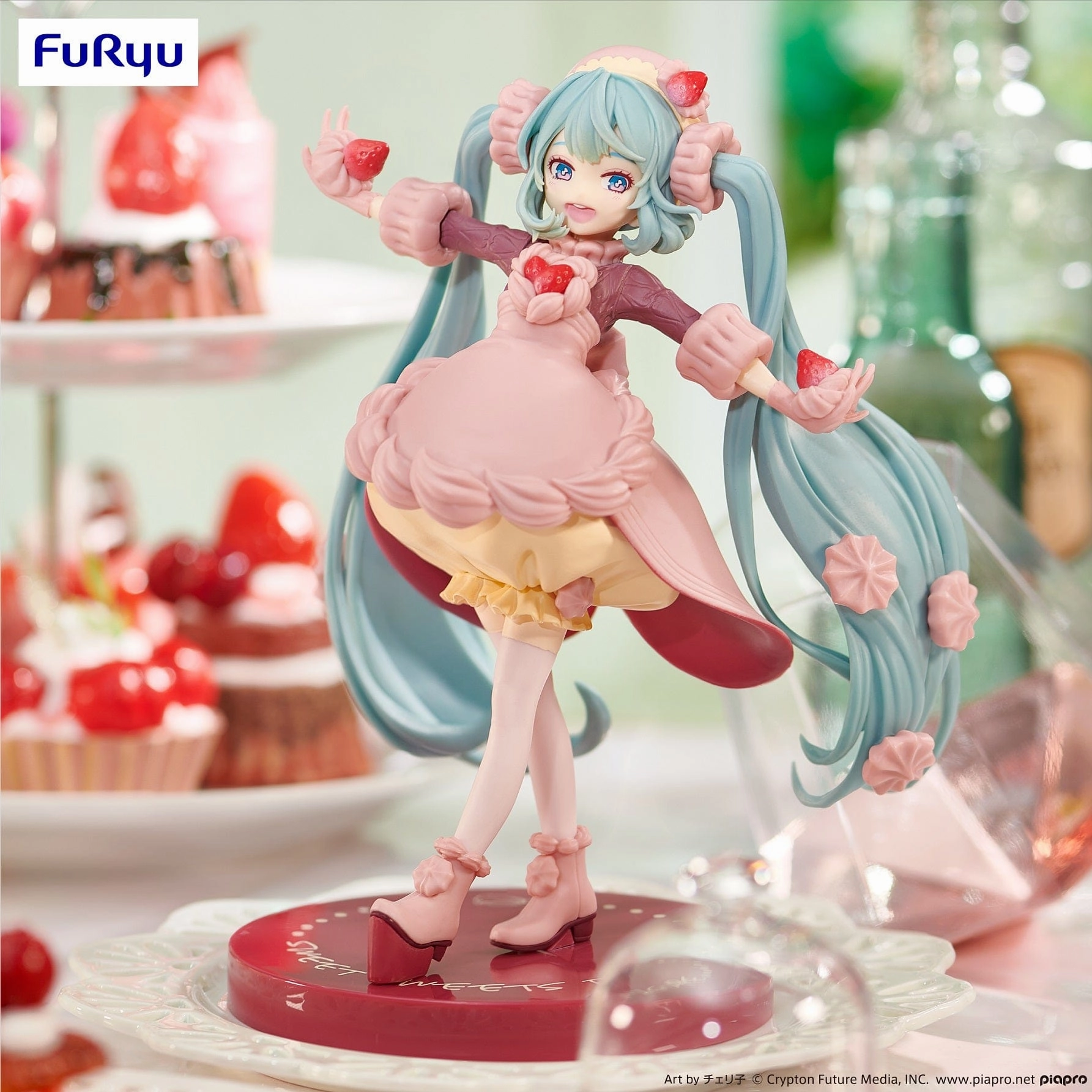 Mother's Day highly recommended Hatsune Miku SweetSweets Series Figure Strawberry Chocolate Short (rerun)