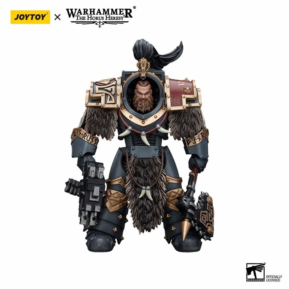 Robot Toy JOYTOY Warhammer The Horus Heresy Space Wolves Varagyr Wolf Guard Squad Varagyr Terminator 4 1/18 Action Figure