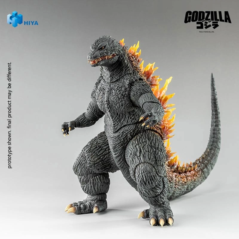 Hiya Toys Godzilla 2000: Millennium (1999) Godzilla Heat Ray Exquisite Basic Action Figure Vinyl Merchandise Anime Series