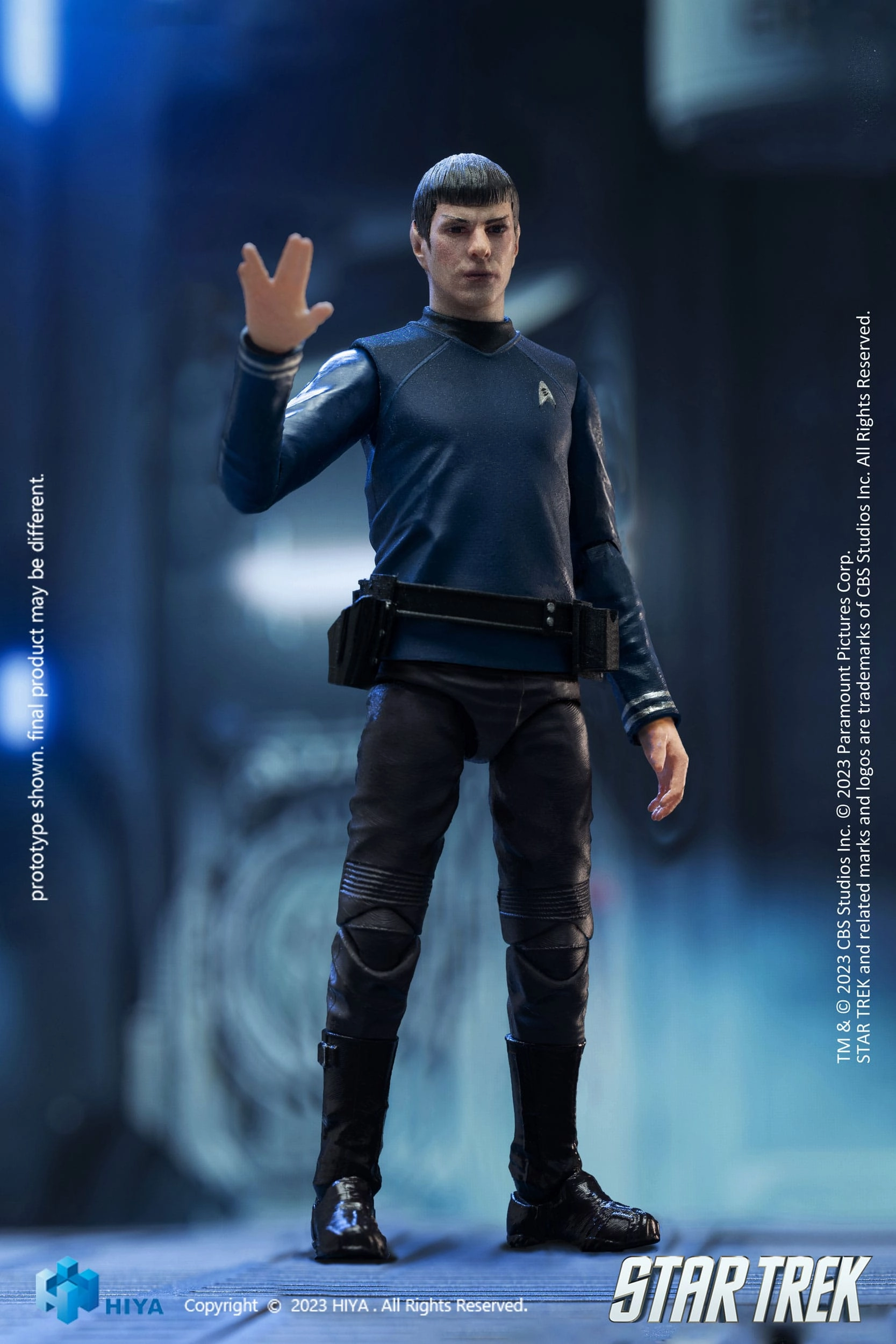 Hiya Toys Star Trek 2009 Spock Exquisite Mini 1/18 Action Figure Video game