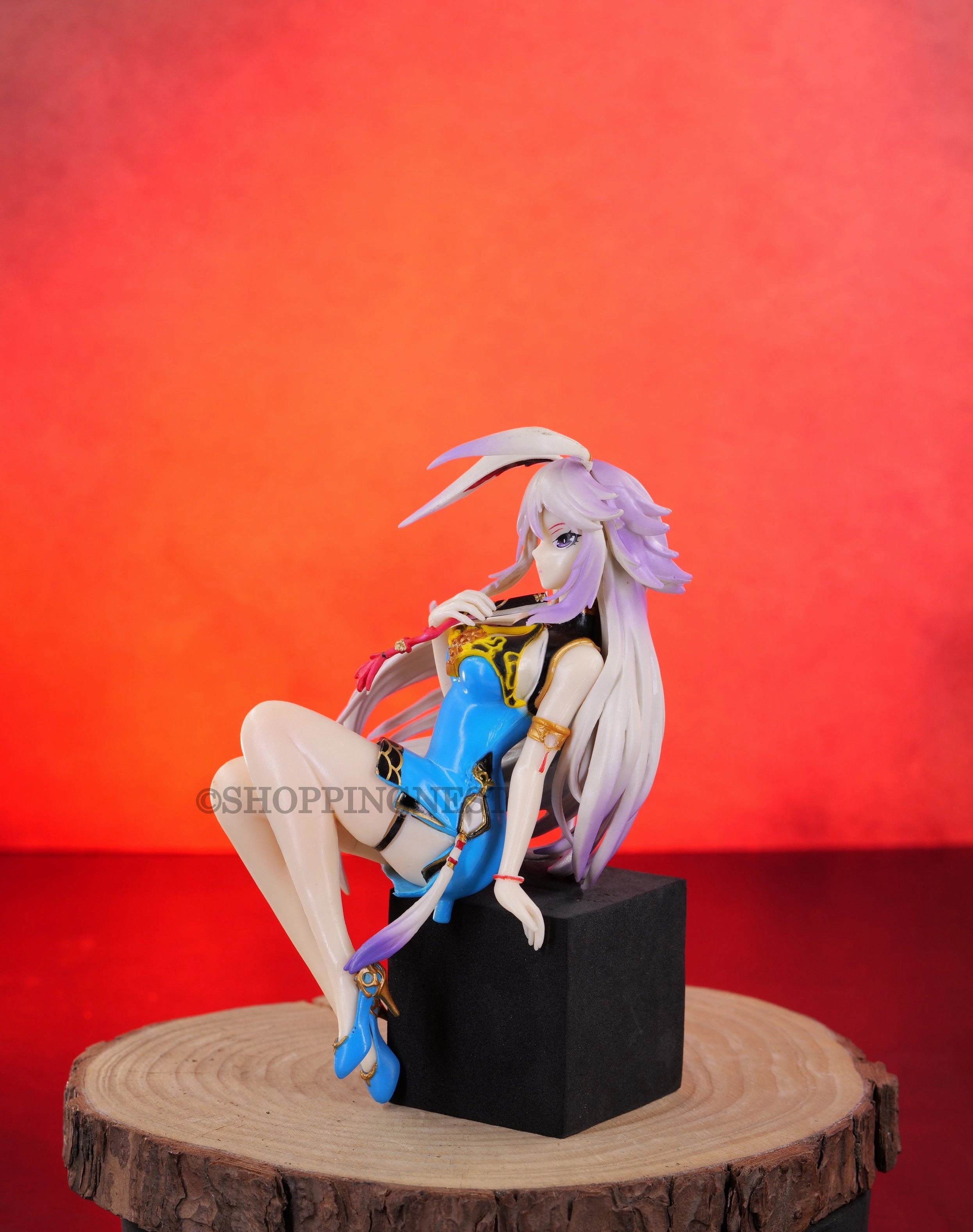 Miniature Hobby Complete Collection Honkai Impact Yae Sajura Blue Dress PVC Action Figure Collectible Decorative Statue PVC