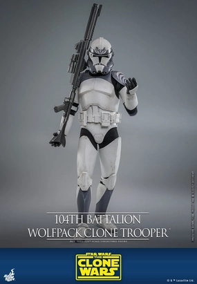 International Icon Hot Toys 104th Battalion Wolfpack Clone Trooper - Star Wars: The Clone Wars - TMS143 - 1/6 Scale Collectible Figure