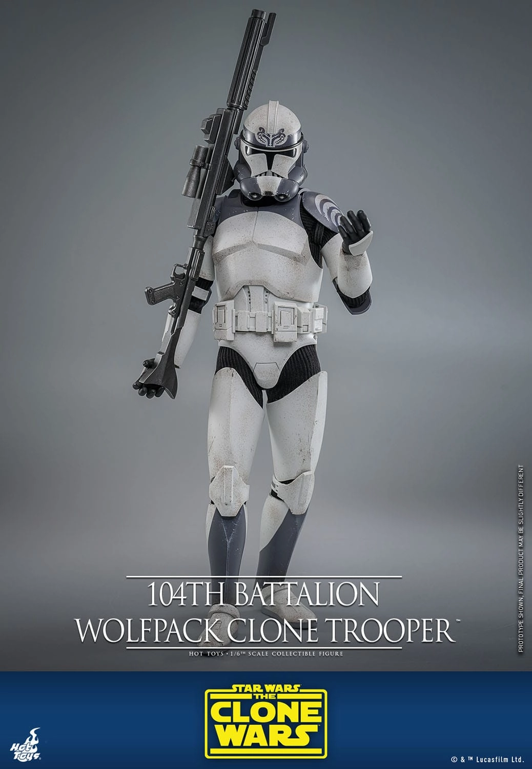 International Icon Hot Toys 104th Battalion Wolfpack Clone Trooper - Star Wars: The Clone Wars - TMS143 - 1/6 Scale Collectible Figure