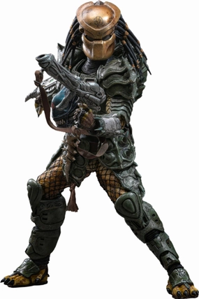 Professional Grade Hot Toys Broken Tusk Predator - Aliens vs. Predator Comics - CMS029 - 1/6 Scale Collectible Figure