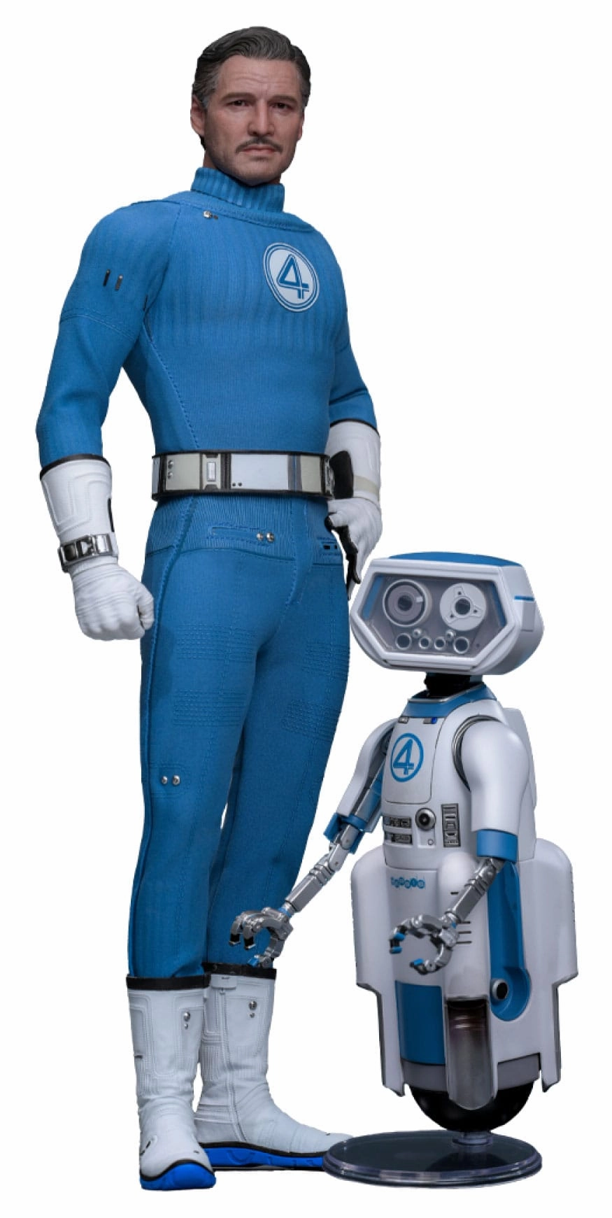 Generational Gift Hot Toys Mister Fantastic & H.E.R.B.I.E. - The Fantastic Four: First Steps - MMS821 - 1/6 Scale Collectible Figure 2-Pack