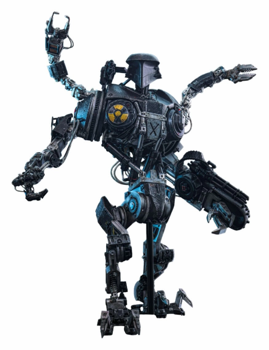 Gaming Toy Minimalist Home Hot Toys RoboCain - RoboCop 2 - MMS828D75 - Diecast 1/6 Scale Collectible Figure