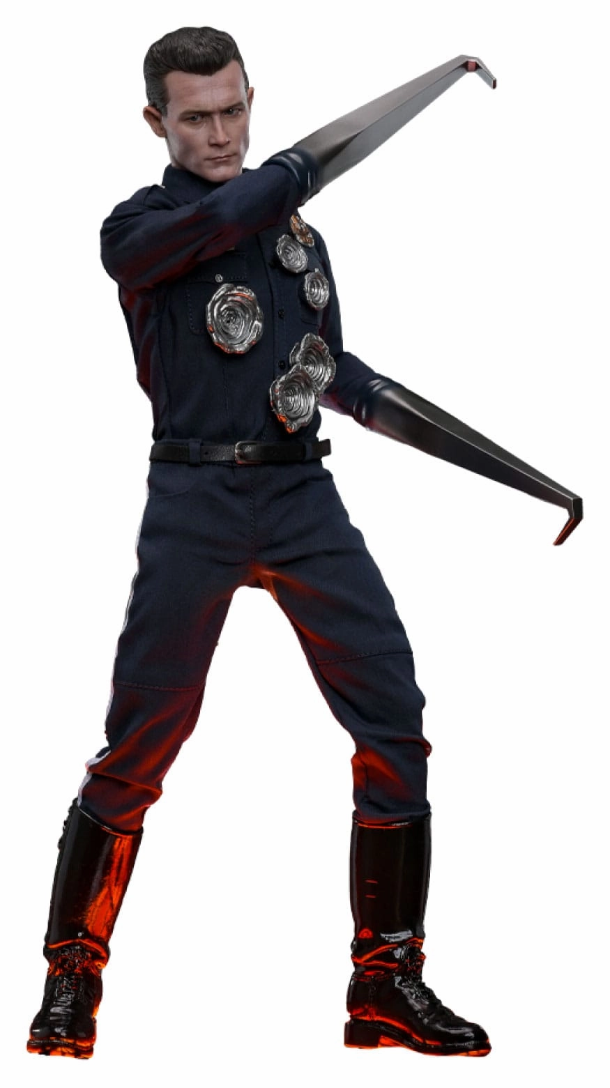 Hot Toys Terminator 2 Movie Masterpiece T-1000 (2.0) 1/6 Action Figure Posable Action Model Kit