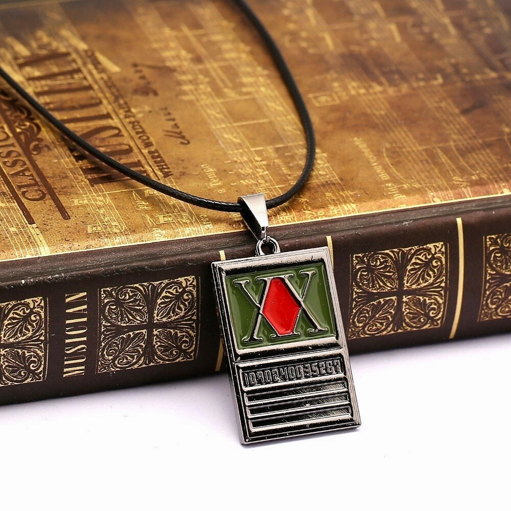 Hunter X Hunter Necklace Gon Freecss License Unisex pendant Shareable Content