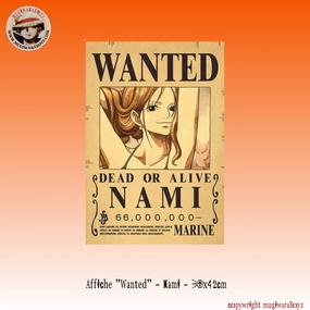 Affiche "Wanted" - Nami Function Expansion Entry Allow