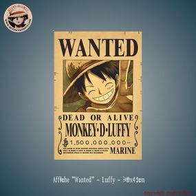 Alien Being Strategy Game Affiche "Wanted" - Luffy