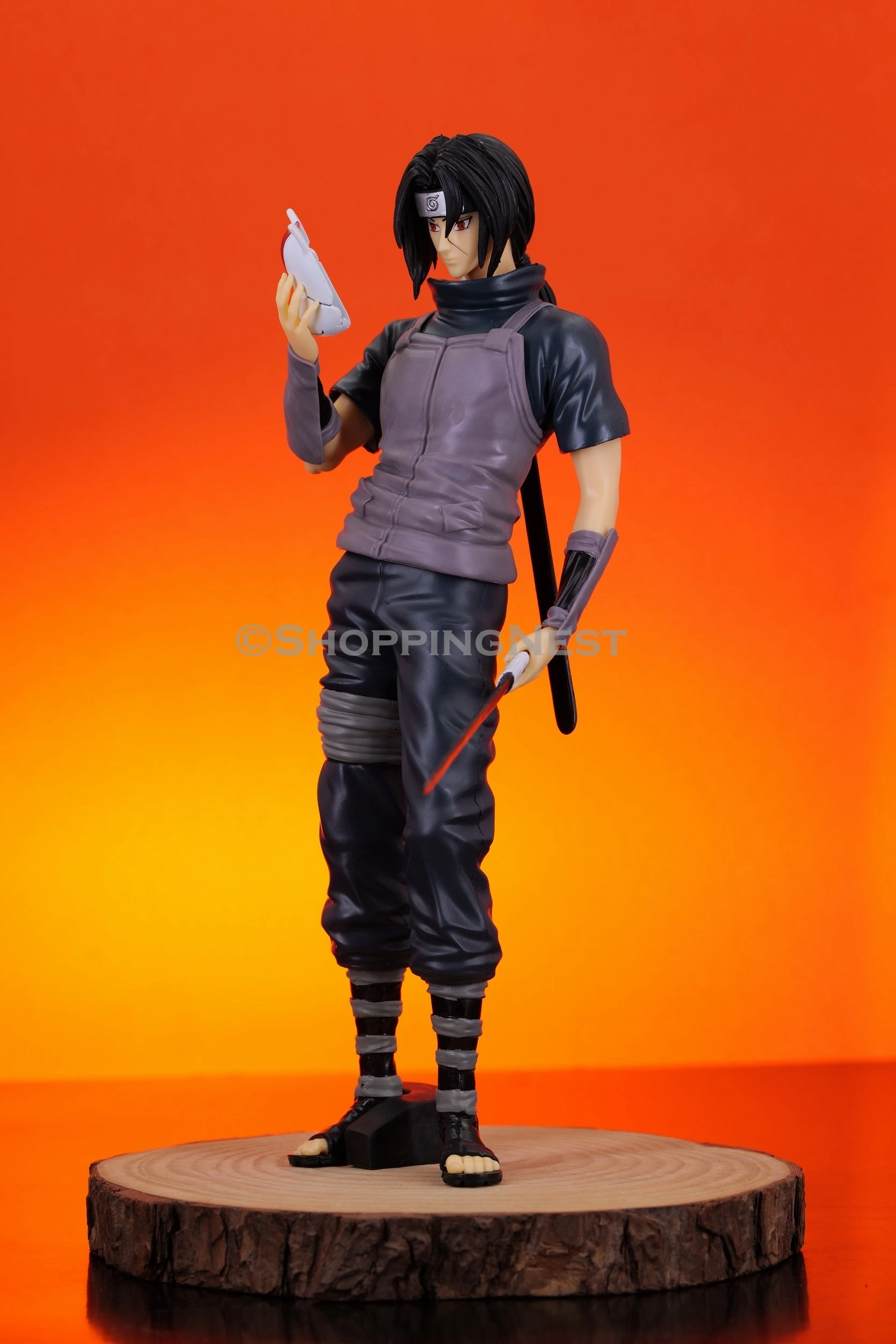 Naruto Itachi Uchiha Anbu Black Ops Action Figure | 27 CMS | Super Deformed Premium Collection