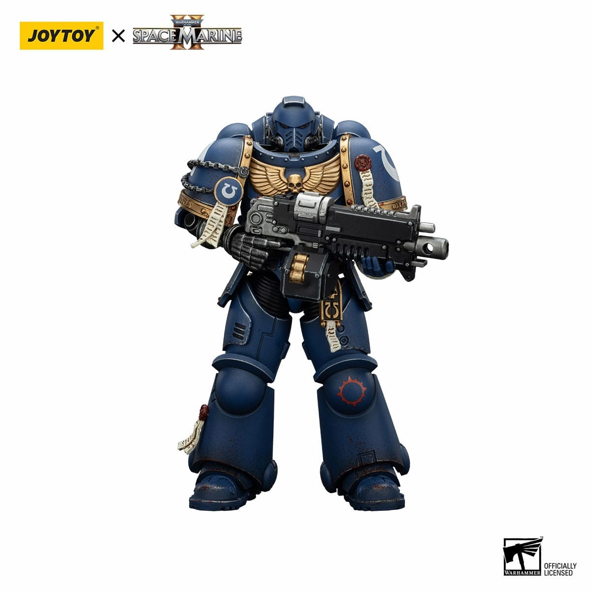 JOYTOY Warhammer 40,000: Space Marine 2 Ultramarines Brother Chairon Collectors Edition Action Figure Limited Decor
