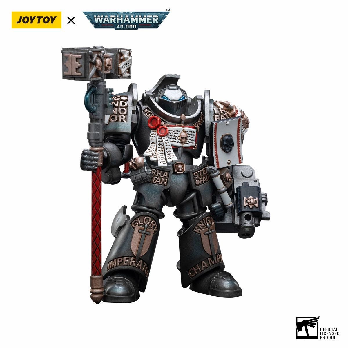 JOYTOY Warhammer 40K Grey Knights Terminator Caddon Vibova 1/18 Action Figure NFC Feature