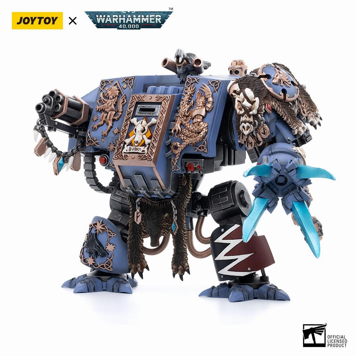 JOYTOY Warhammer 40k Space Wolves Bjorn the Fell-Handed 1/18 Action Figure Pearlescent Shine