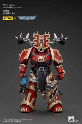 Assembly Required Designer Decor JOYTOY Warhammer 40K World Eaters Khorne Berzerker 4 1/18 Action Figure