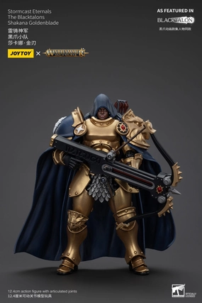 JOYTOY Warhammer Age of Sigmar Stormcast Eternals The Blacktalons Shakana Goldenblade Action Figure Art Figure