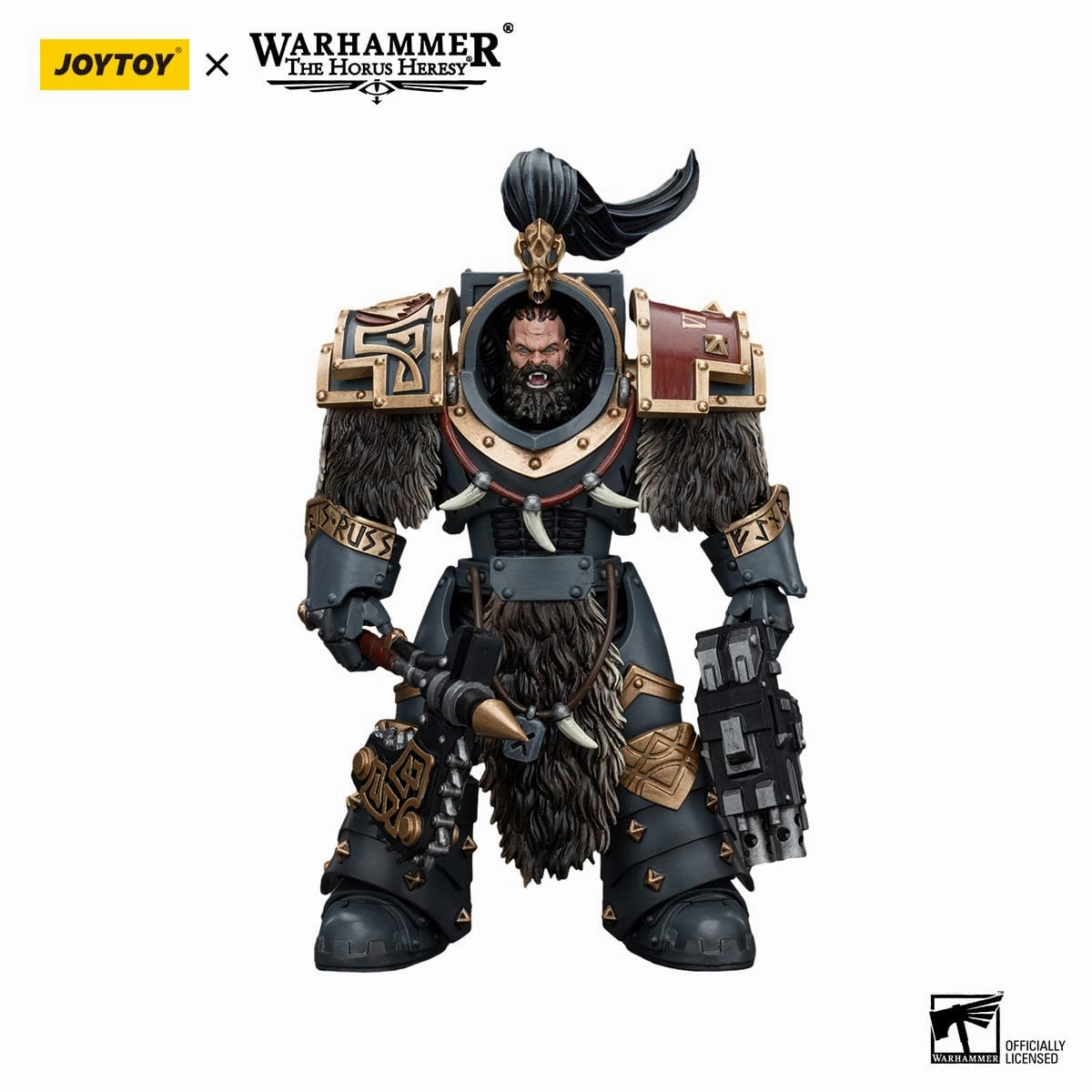 Storytelling Prop Premium Decor JOYTOY Warhammer The Horus Heresy Space Wolves Varagyr Wolf Guard Squad Varagyr Thegn 1/18 Action Figure
