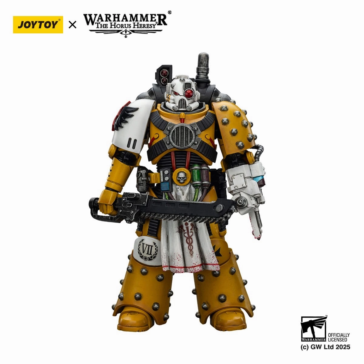 JOYTOY Warhammer The Horus Hersey Imperial Fists Legion Apothecary Action Figure Anime Hobby