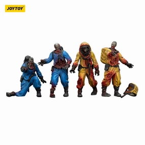 Sports Figure Anime Collectible JOYTOY Zombie Dark Source Biochemical Lab Team 4-Pack Action Figures