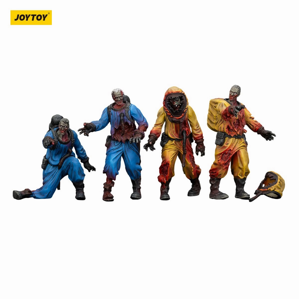 Sports Figure Anime Collectible JOYTOY Zombie Dark Source Biochemical Lab Team 4-Pack Action Figures
