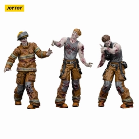 JOYTOY Zombie Dark Source Firefighters 3-Pack Action Figures High Quality