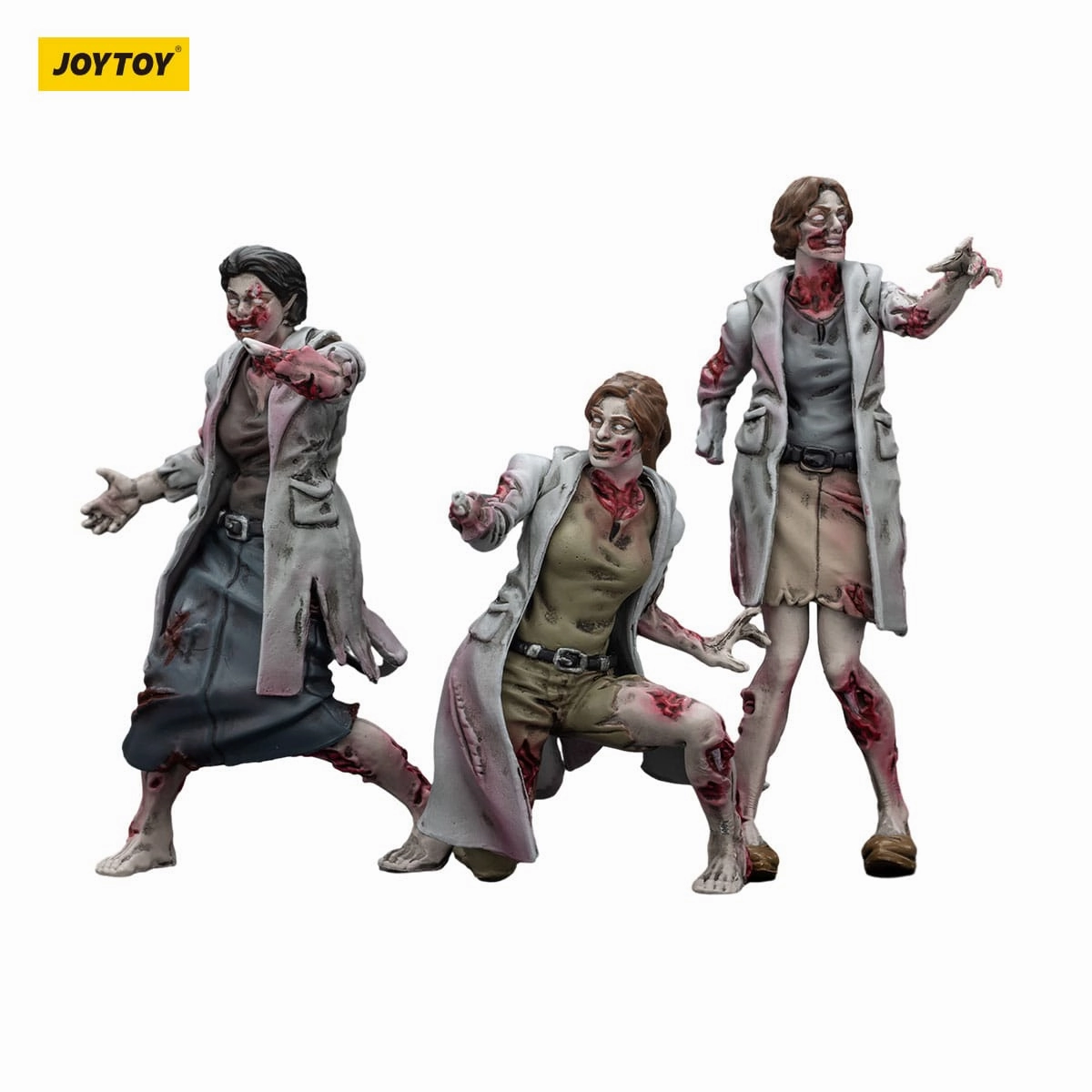 JOYTOY Zombie Dark Source Medics 3-Pack Action Figures Sculpted Art Collectible Article