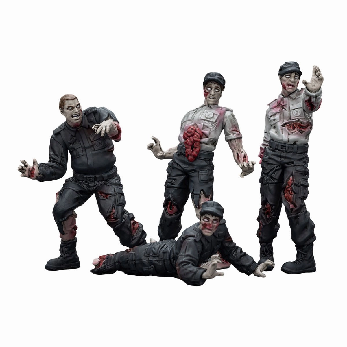 Superhero Item JOYTOY Zombie Dark Source Security Guards 4-Pack Action Figures