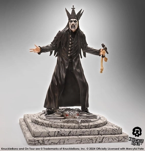 Knucklebonz Mercyful Fate Rock Iconz King Diamond III (Black Version) Statue stress relief