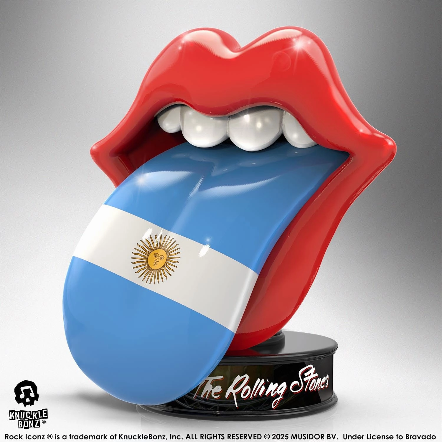Famous Scientist Knucklebonz Rolling Stones Licks (Argentina Version) 3D Vinyl Statue