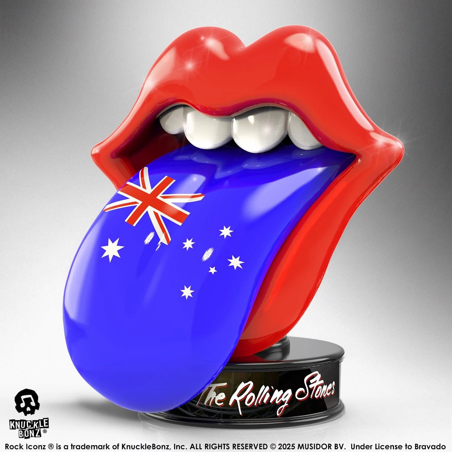 Knucklebonz Rolling Stones Licks (Australia Version) 3D Vinyl Statue Custom Paint