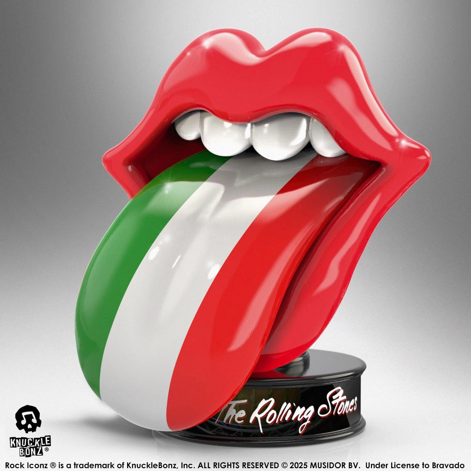 Knucklebonz Rolling Stones Licks (Italy Version) 3D Vinyl Statue Designer Collectible